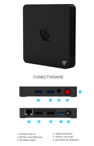 Mini Pc Beelink T4 Pro Intel Apollo Lake 64gb Emmc 4gb Ram