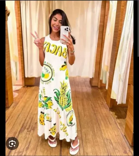 Vestido Farm Suco de Frutas