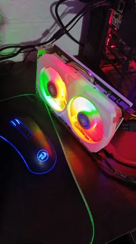 RX 580 8GB WHITE RGB DUAL FAN Até 3x S/Juros