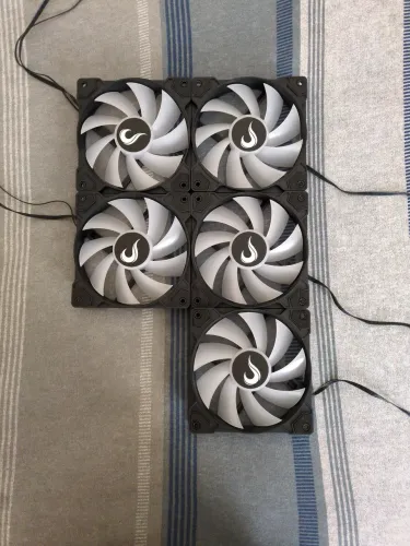 Kit 5 fans argb rise mode 120mm