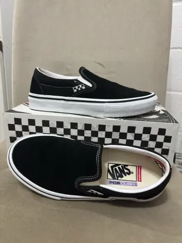 TÊNIS VANS SLIP ON BLACK ORIGINAL NA CAIXA
