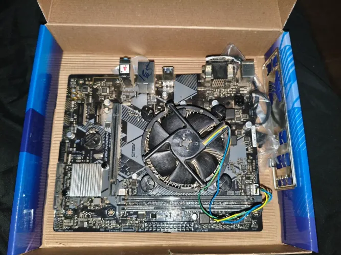 Prime Asus h310m-k R2.0 + processador i5 8400 + Air cooler box