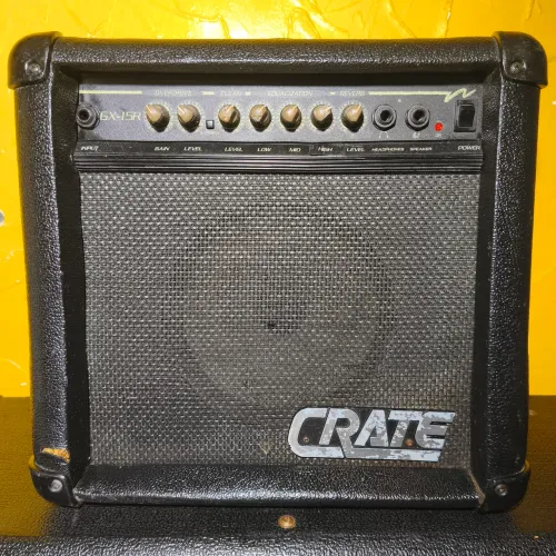 Amplificador de guitarra Crate com Reverb e Distorção