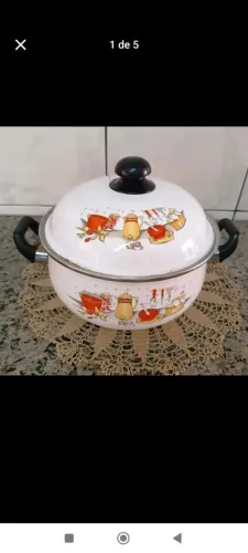 CAÇAROLA ESMALTADA ANTIGA