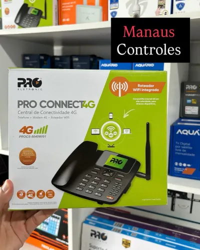 Telefone Rural Pro Eletrônic com Roteador Wi-Fi 4G - Promoção