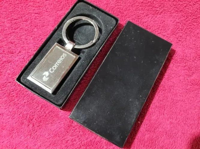 Chaveiro Brinde Todo em Metal dos Correios dos anos 90