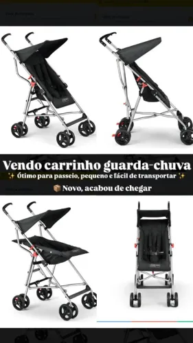 Carrinho de passeio para bebê