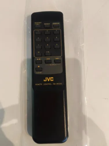 CONTROLE REMOTO JVC RM-RX250 FUNCIONANDO 