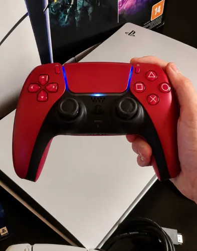 Controle Ps5 Vermelho