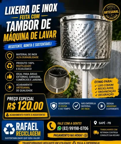 Lixeira Resistente e barata - aproveite