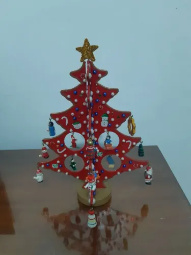 árvore de natal mdf 28 cm