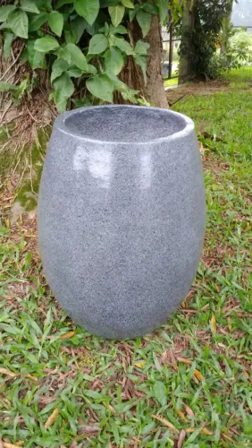 Vasos em efeito granito vitrificado auto brilho 