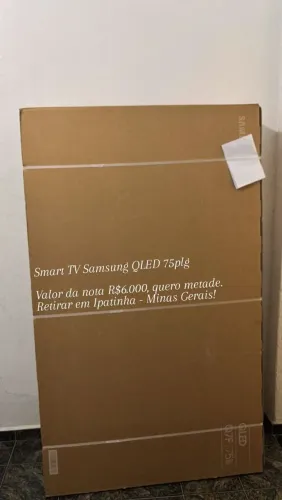 Smart TV Samsung QLED 75plg | Ipatinga - Minas Gerais