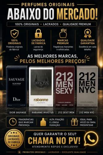 Perfumes masculinos original importado