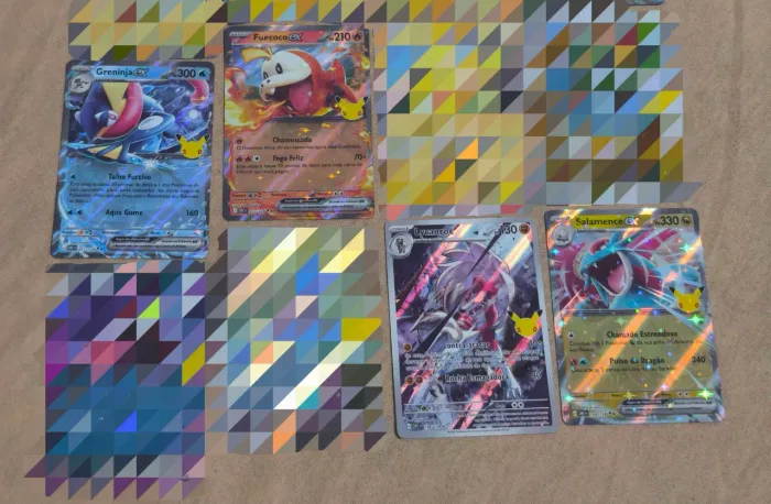 Lote cartas Pokémon 30 anos 