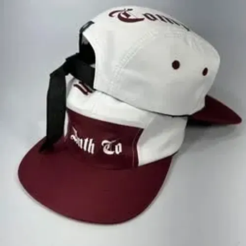 BONÉ FIVE PANEL GRINGO BRANCO/BORDO