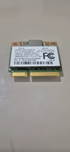 Placa Wi-Fi wireless AR5B125 para acer aspire 4339 séries
