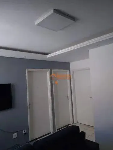 Apartamento com 2 dormitórios para alugar, 47 m² por R$ 1.060,00/mês - Vila Alzira - Guaru