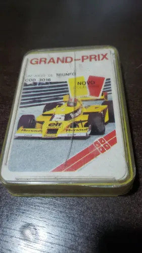 Jogo de cartas super trunfo Grand Prix original anos 80 Grow