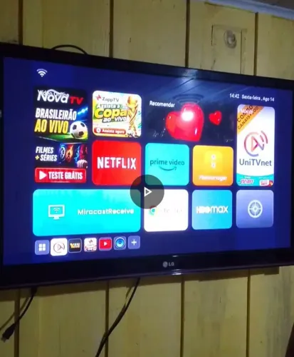 TV LG 43 polegadas+Box TV
