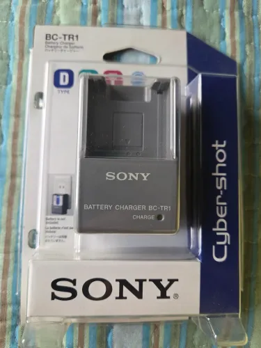 CARREGADOR DE BATERIA SONY BC-TR1 CYBER-SHOT   PARA CÂMERAS  , ANTIGA  !  NA EMBALAGEM  !