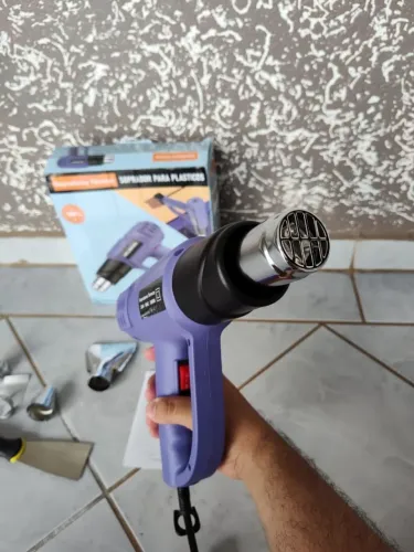 Soprador Térmico multifuncional com Controle de temperatura proteção contra superaquecimen