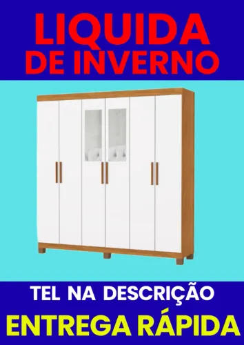 Guarda Roupa 6P Recife Entrega Rápida