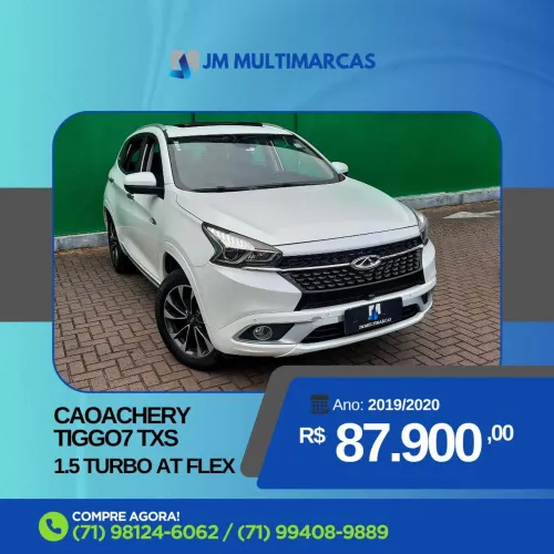 Chery Tiggo 7 TXS 1.5 16V Turbo Flex Aut. 2020