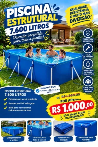 ? PISCINA À VENDA! ?
