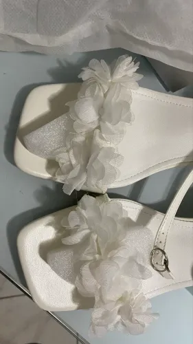 Sandália Branca casamento