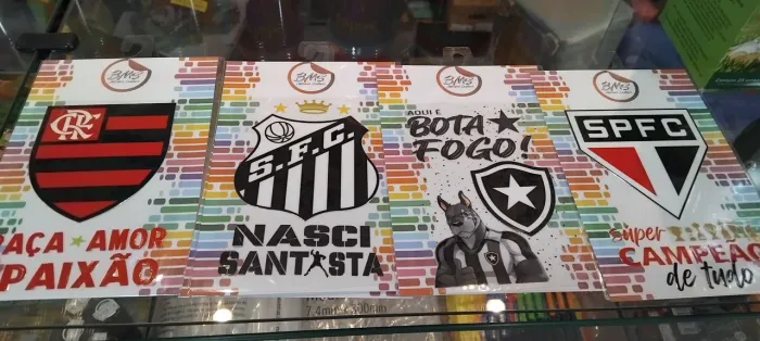 Adesivos de Times de futebol diversos
