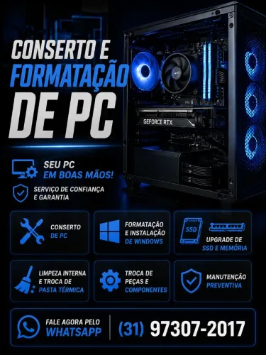 Conserto de computadores.