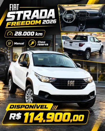 Fiat Strada Freedom 1.3 Flex 8V CD 2026