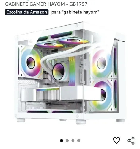 Gabinete Hayoom AQUÁRIO+4 Fans RGB