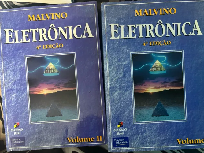 Livros Eletrônica | Malvino | 4ª Edição | Volumes 1 e 2