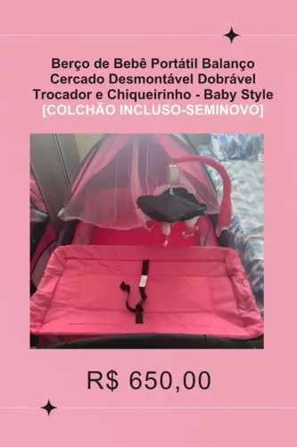 Chiqueirinho Berço Portátil