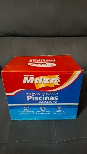 Tinta azul pra piscina