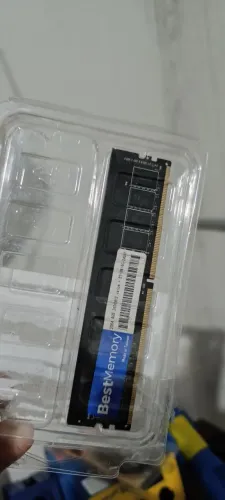 Memória RAM 4 GB DDR4 2400 MHz Best Memory funcionando perfeitamente 