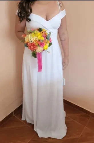 VESTIDO DE NOIVA PARA CASAMENTO CIVIL OU AFINS