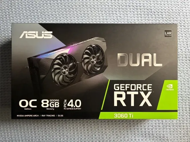 Placa de vídeo Asus RTX 3060 Ti Dual