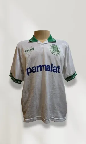 Camisa Palmeiras Rhumell 1994 Branca Bi-Campeão Paulista