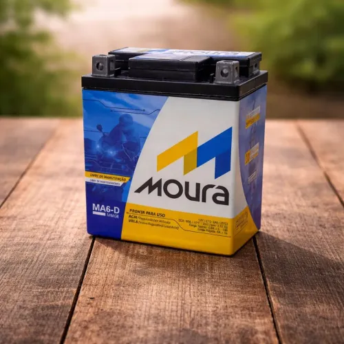 Bateria Moto Moura 12v 6ah