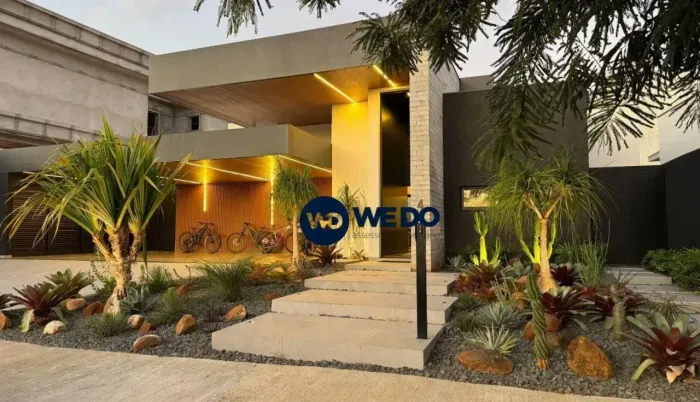 Casa Moderna e Térrea no Cond. Pau Brasil 451m² - PISCINA AQUECIDA + MARCENARIA COMPLETA -