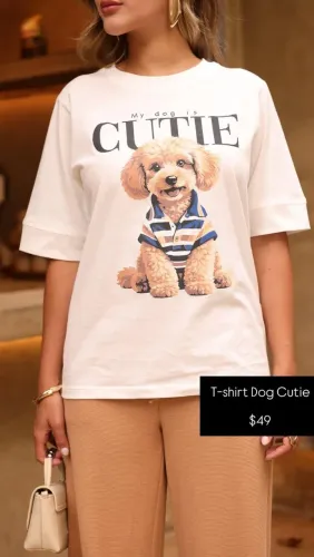 Camisa my dog feminina