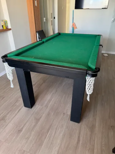 Vendo mesa de bilhar 3x1 (bilhar, ping pong e futebol de botão) 