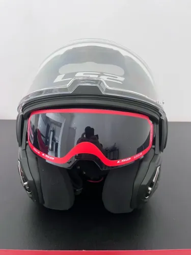 CAPACETE LS2 ADVANT MONOCOLOR PRETO FOSCO