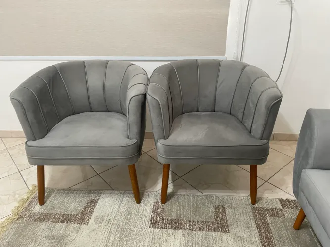 2 poltronas decorativas casa ou comercial