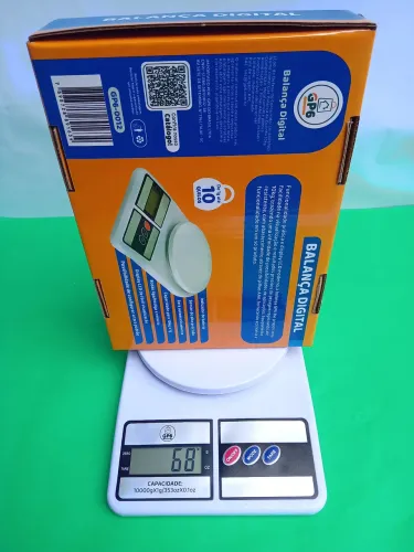 Balança digital cozinha 10kg vai com as pilhas