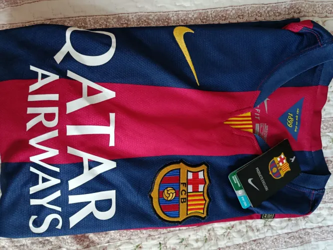 Nike<br>Camisa Barcelona Retrô 2014/2015 Azul e Grená - Nike