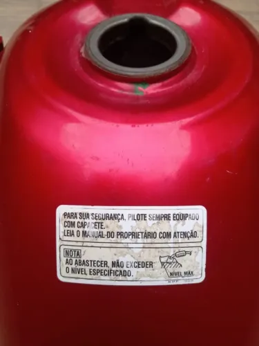 Tanque novo para moto!